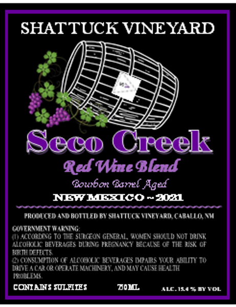 2021 Seco Creek Red