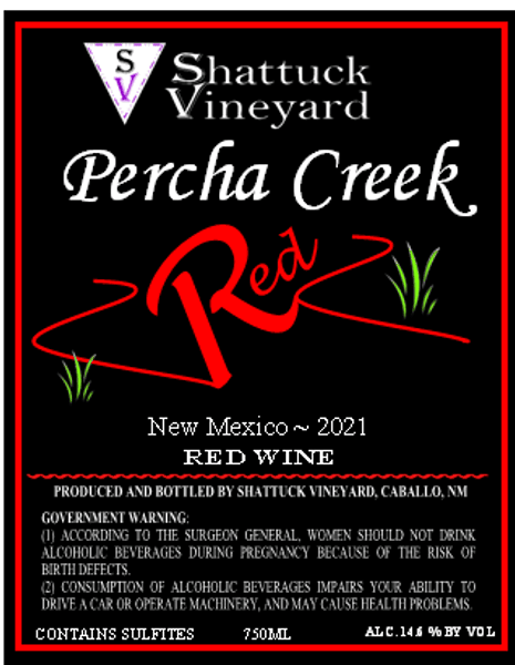 2019 Percha Creek Red