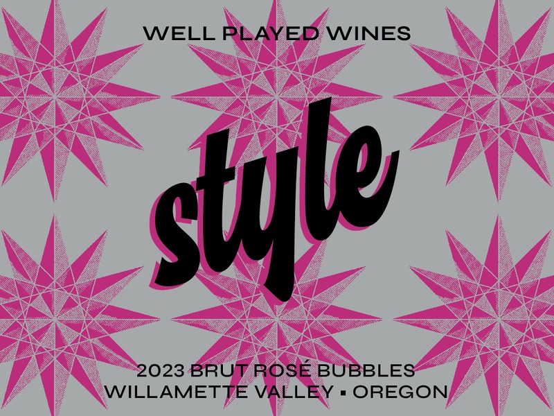 2023 Well Played "Style" Brut Rose Bubbles