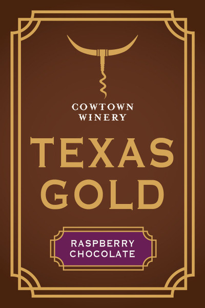 2020 Texas Gold Raspberry Chocolate Dessert Wine