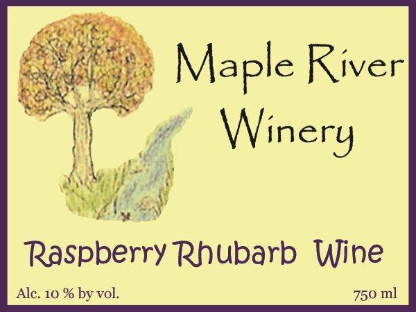 Raspberry Rhubarb Wine