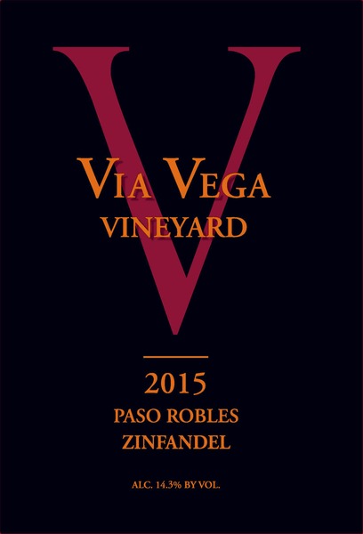 2015 VIA VEGA Zinfandel