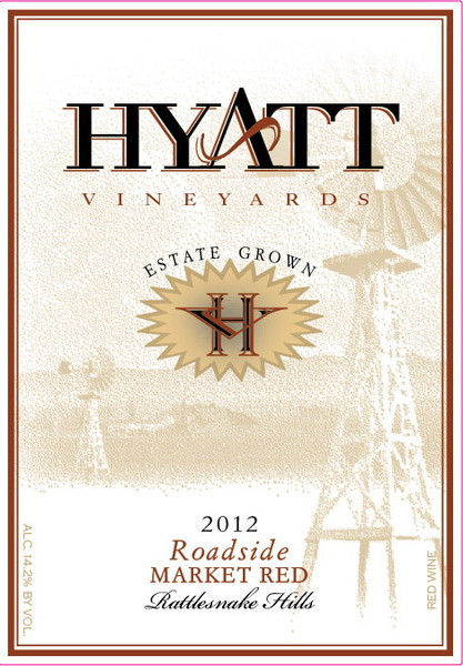 2012 Hyatt Vineyards Roadside Market, Red Blend