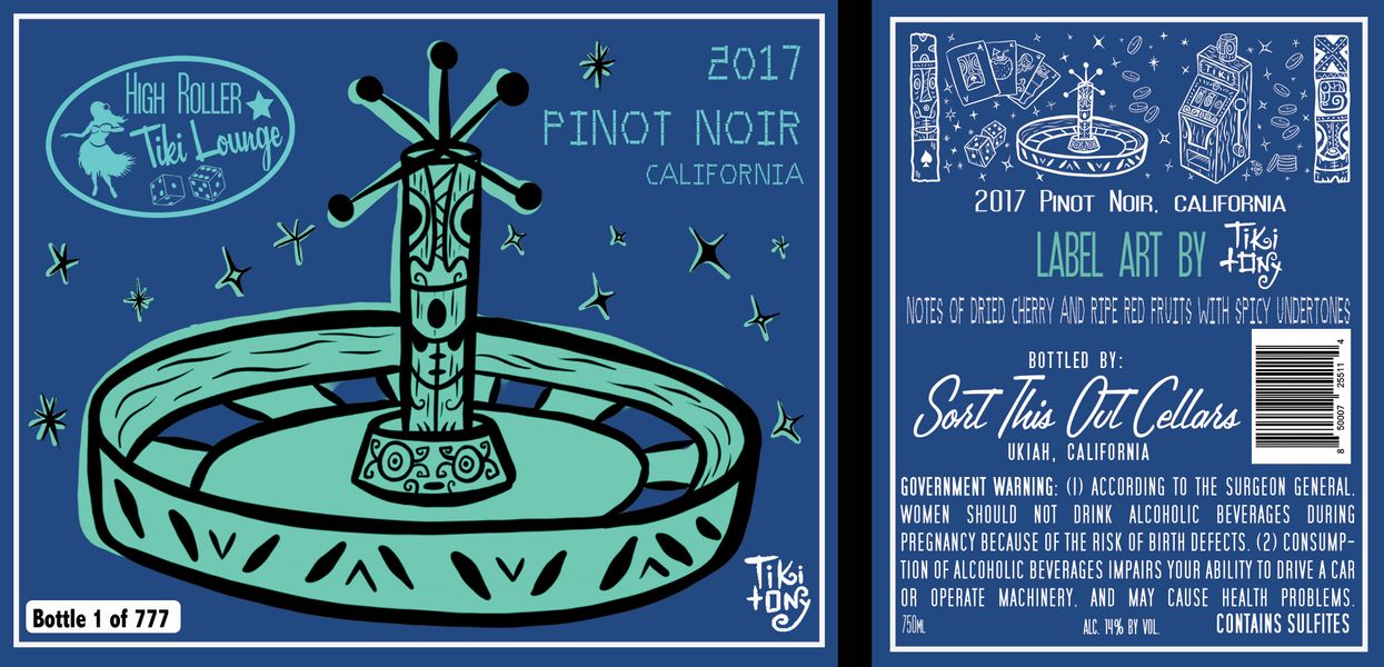 2017 Tiki Tony Pinot Noir