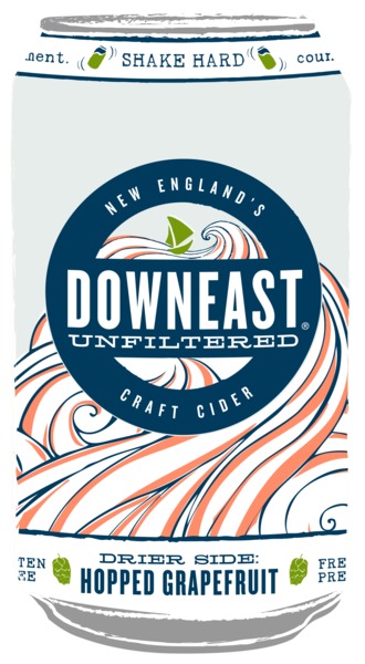 2018 Downeast Drier Side: Hopped Grapefruit Hard Cider - 4 Cans