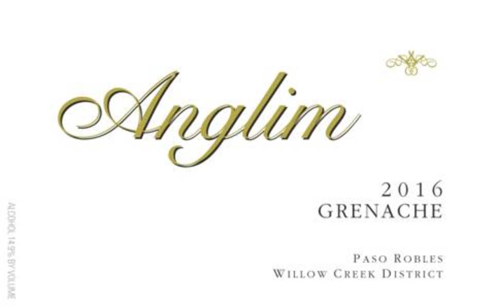 2016 Grenache, Paso Robles Willow Creek District