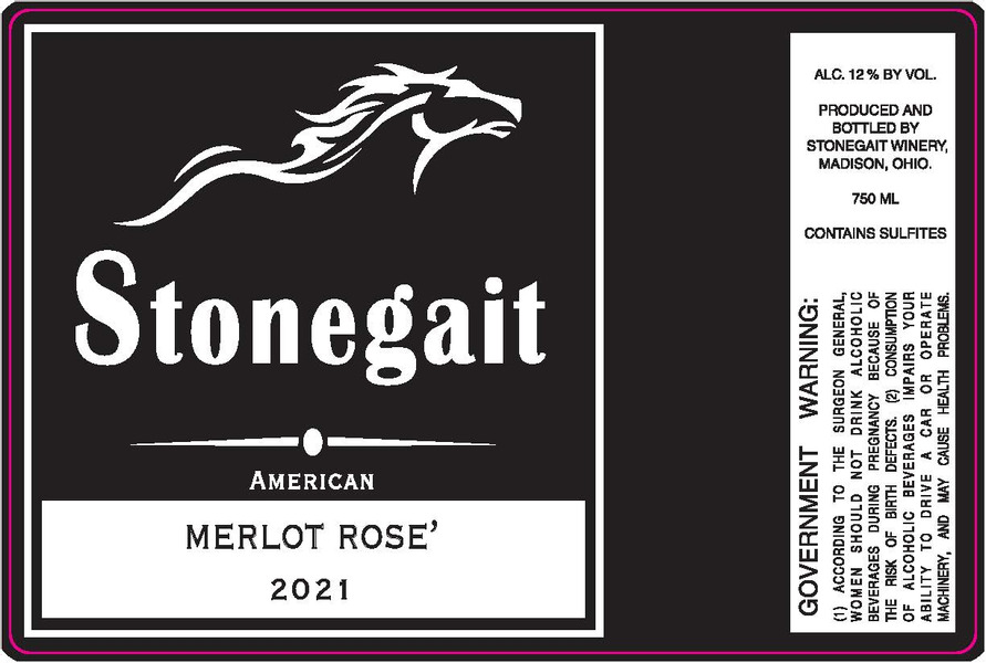 2021 Merlot Rose'