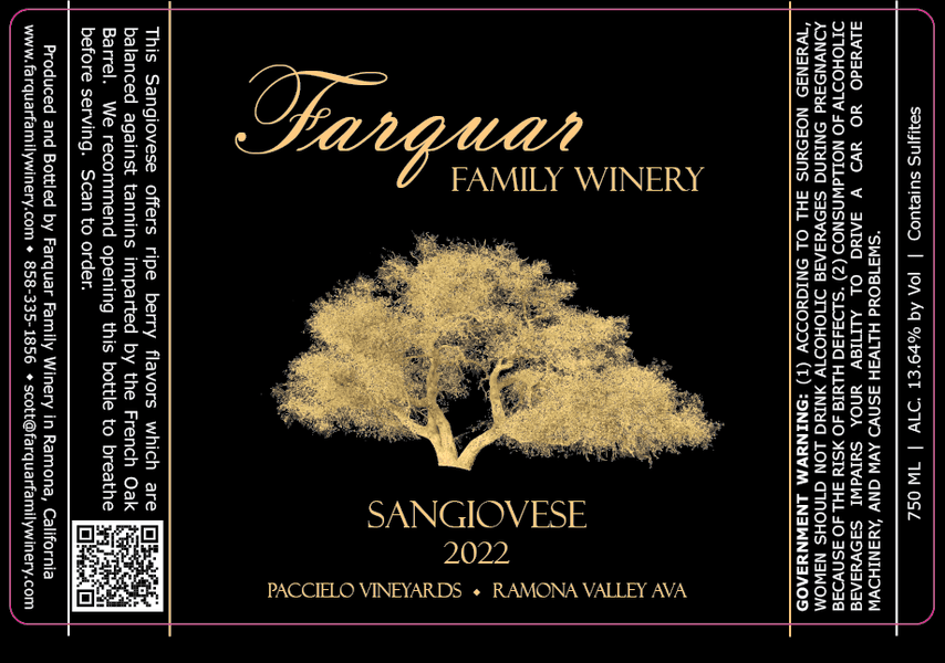 2022 Sangiovese