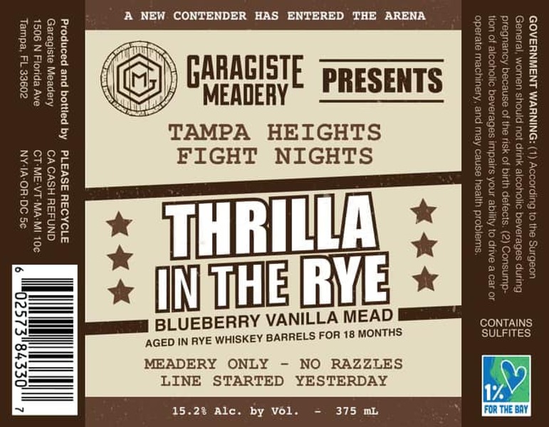2023 Thrilla in the Rye 