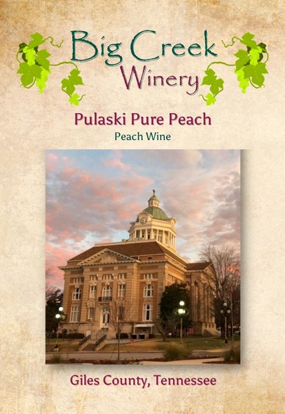 Pulaski Pure Peach, Sweet, Port-Style