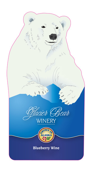 2021 Glacier Bear Blueberry Wine