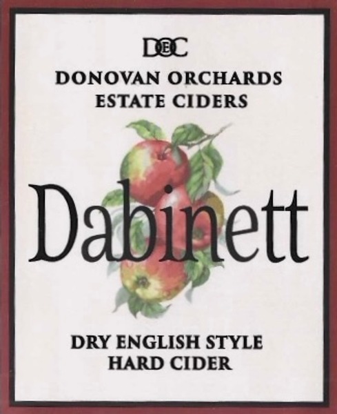 Dabinett Dry Heritage - 750 ml bottle - Dry produced with cider apples.