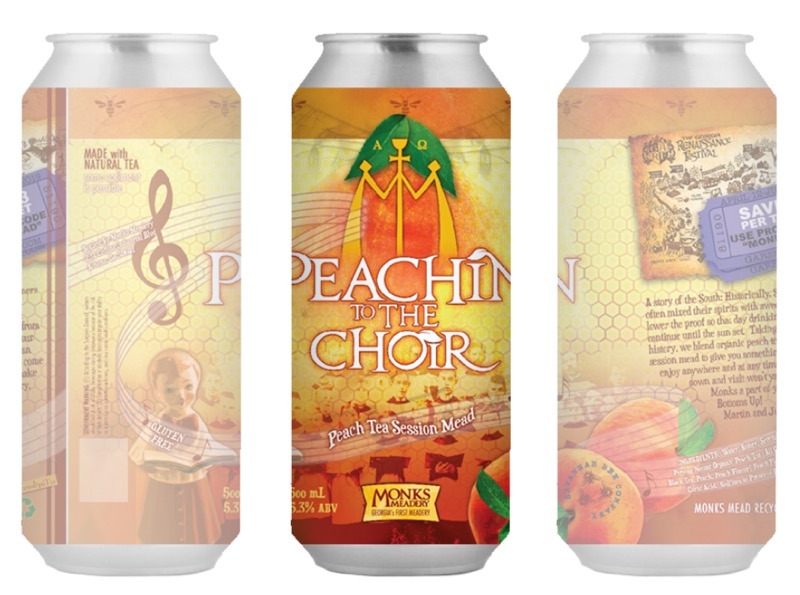 Peachin to the Choir 16oz Specialty cans