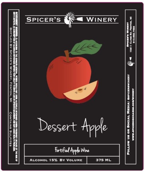 Dessert Apple Wine