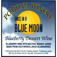 Once In A Blue Moon Blueberry Dessert Wine