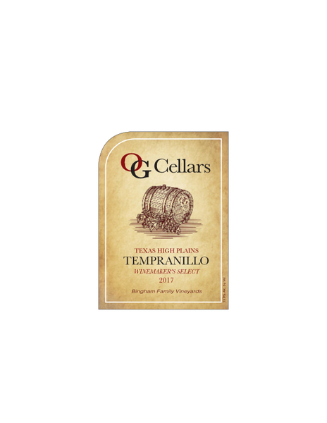 2018 Tempranillo Winemaker Select