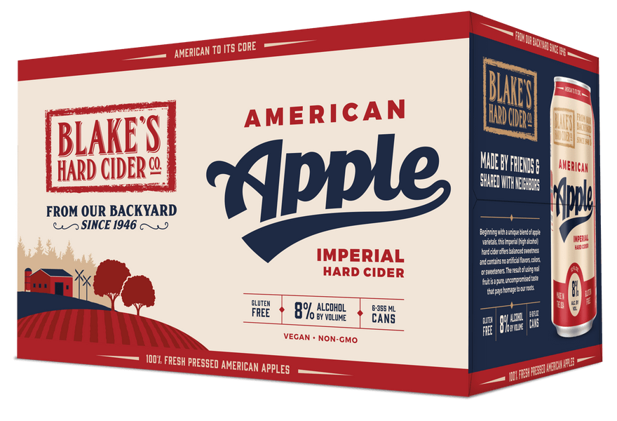 Blakes Caramel Apple Cider 12oz Cans