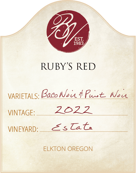 2022 Ruby's Red Blend