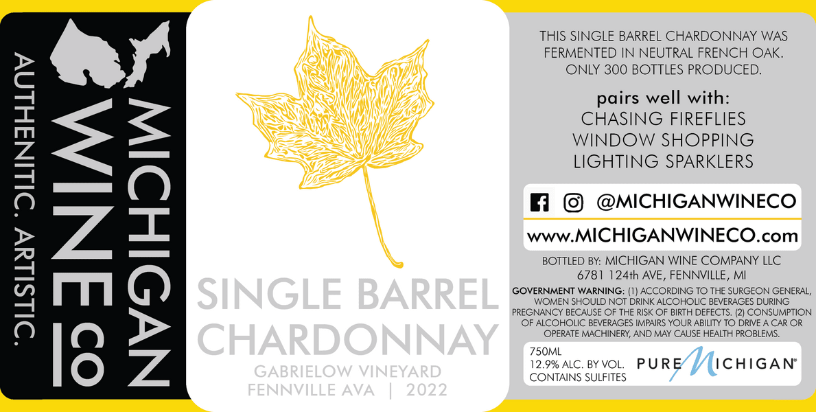 2022 Single Barrel Chardonnay