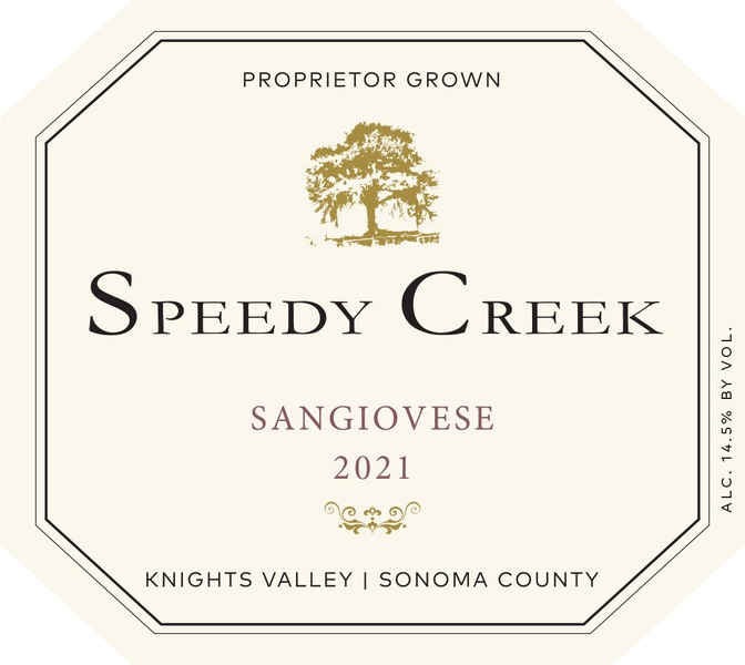 2021 Sonoma County Sangiovese