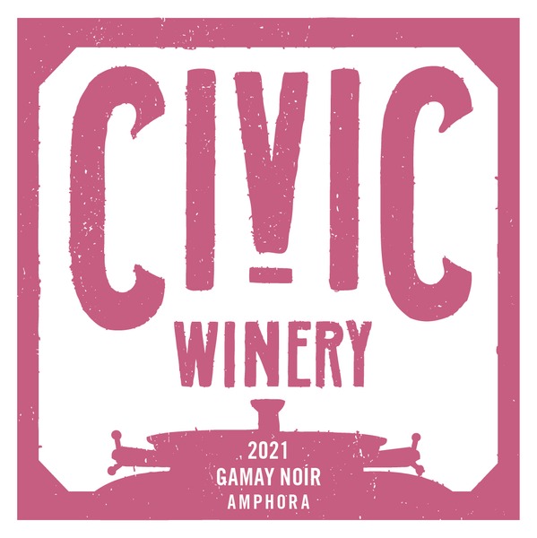 2021 Civic Winery Amphora Gamay Noir