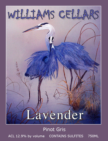 2017 Blue Heron Lavender Pinot Gris