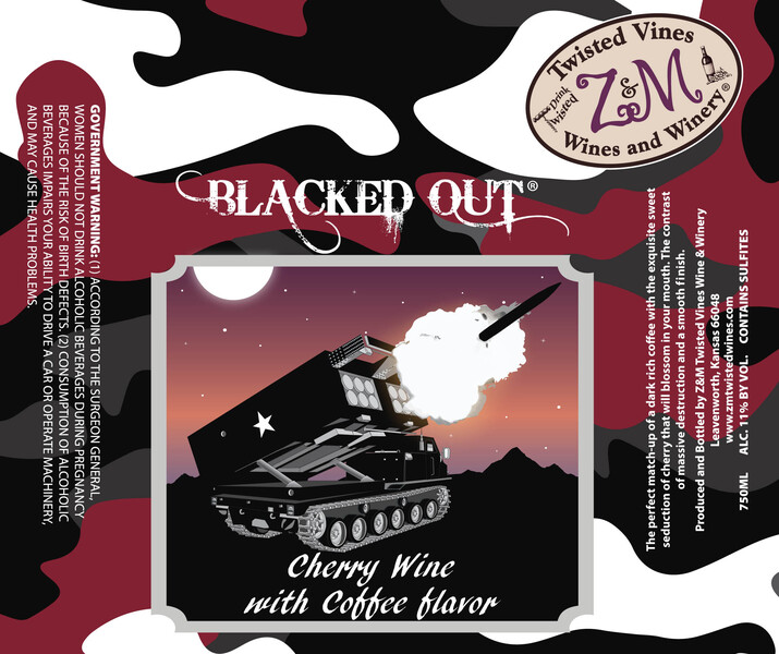 Blacked Out Cherry Coffee Wine