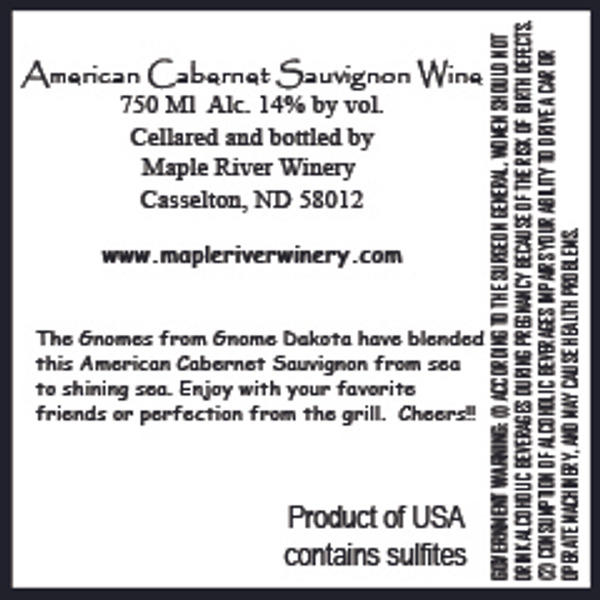 American Cabernet Sauvignon Wine