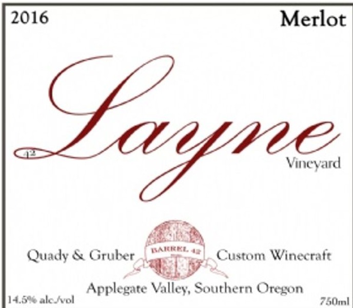 2016 Layne Merlot
