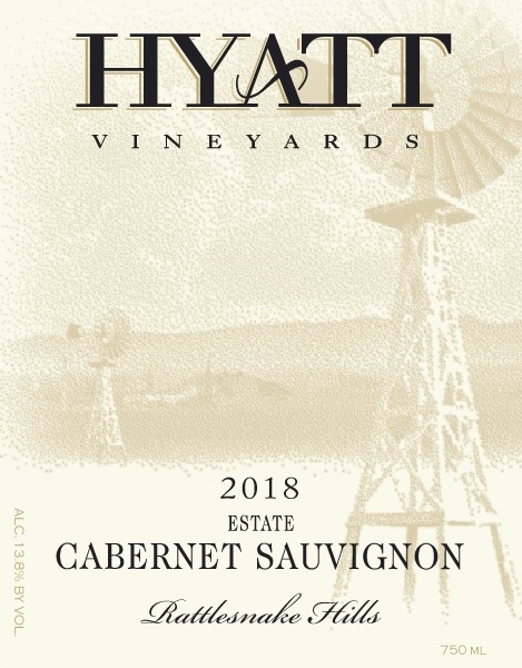 2019 Hyatt Vineyards Estate Cabernet Sauvignon