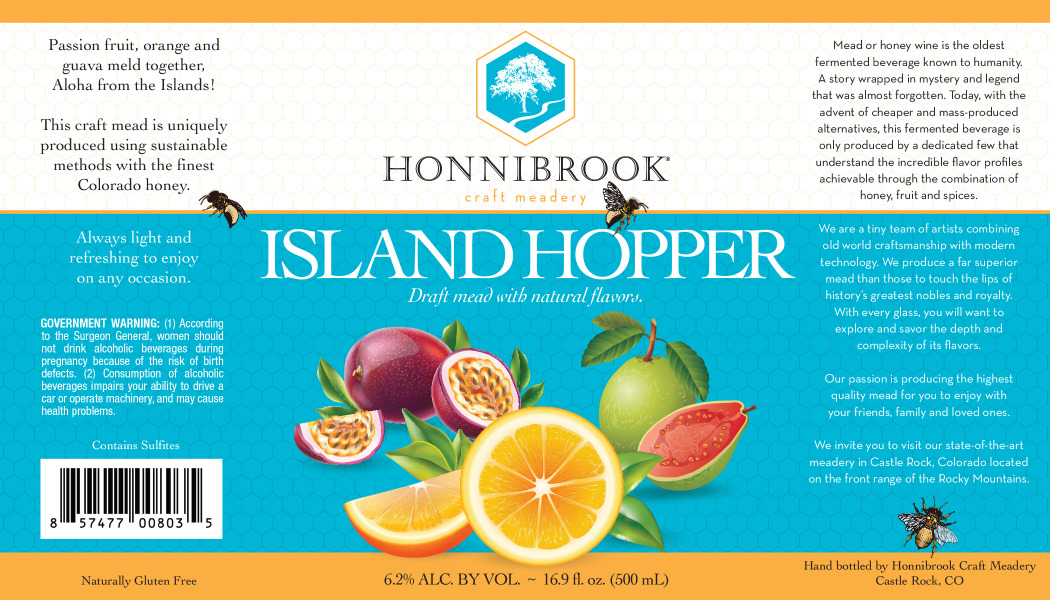 Island Hopper Honnibrook Craft Meadery Mead Vinoshipper