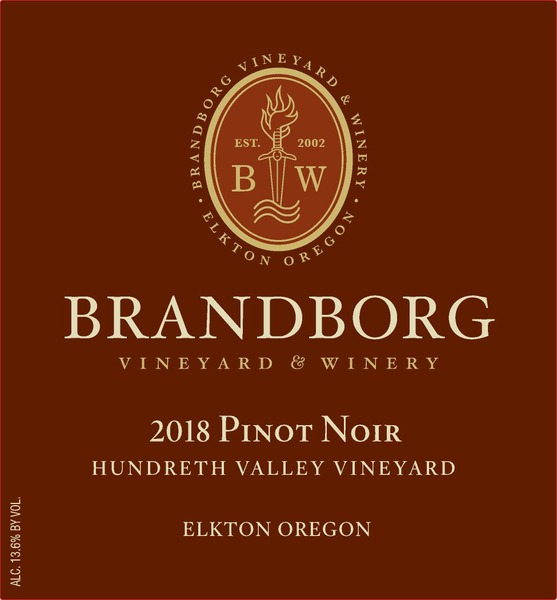 2018 Hundredth Valley Pinot Noir 