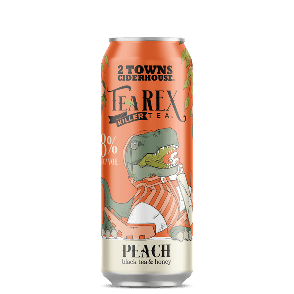 TeaREX Peach Tea 19.2oz Single Can