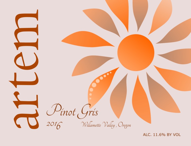 2016 Orange Pinot Gris