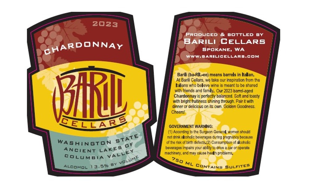 2023 Barili Cellars Chardonnay