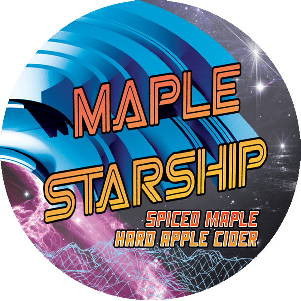 Maple Starship: Spiced Maple Hard Apple Cider (12 Pack)