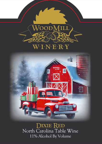 2023 Dixie Red Semi-Dry (New Christmas Label) 