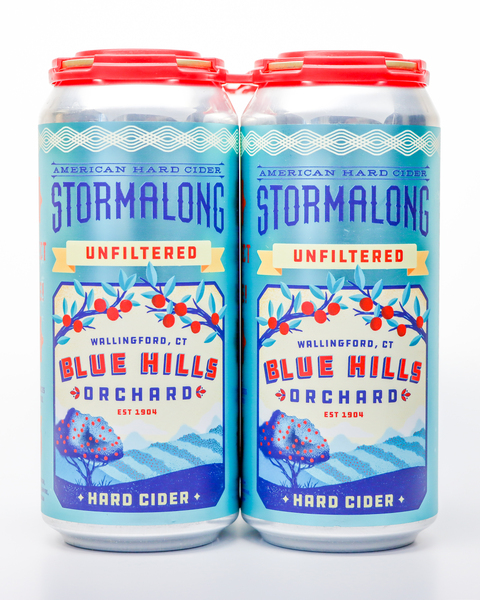 Blue Hills 16 oz. 4 Pack | Stormalong Cider | Cider | VinoShipper