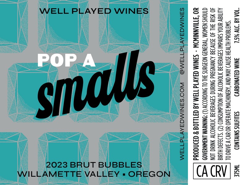 2023 Pop A Smalls Brut Bubbles