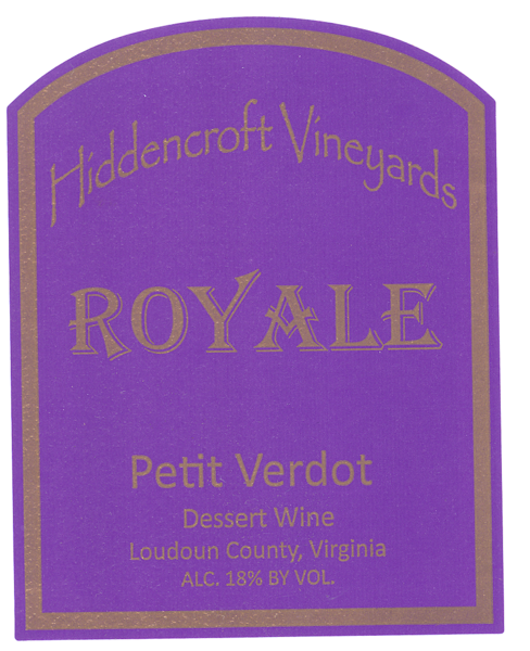 2018 Royale (Petit Verdot Port-Style Wine)