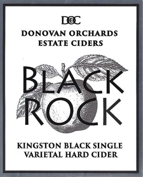 Black Rock -750 ml bottle - Dry cider made exclusively with Kingston Black cider apples.