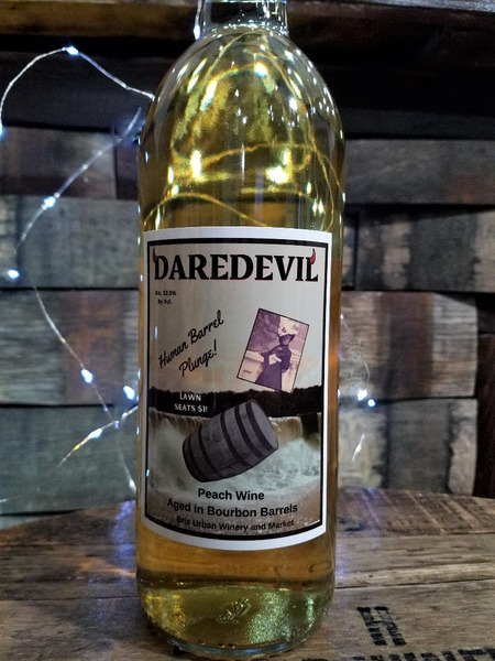 Daredevil - Peach Wine aged in Bourbon Barrel
