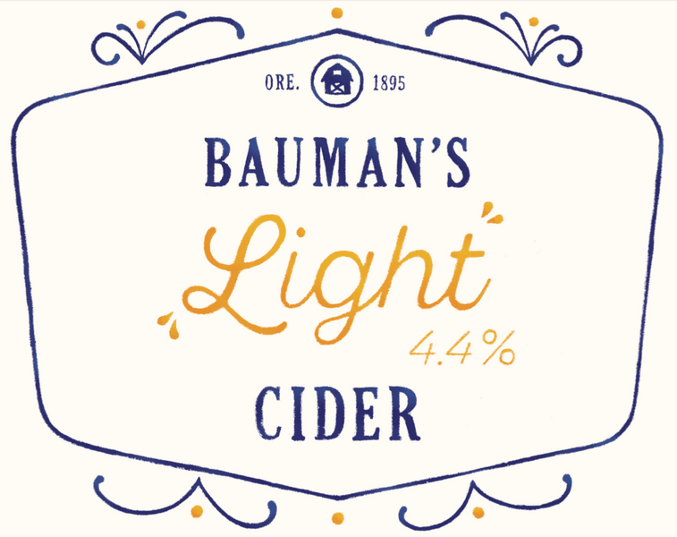 Bauman's Light Cider