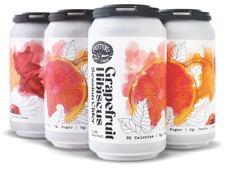 Grapefruit Hibiscus Session Cider (6-pack)