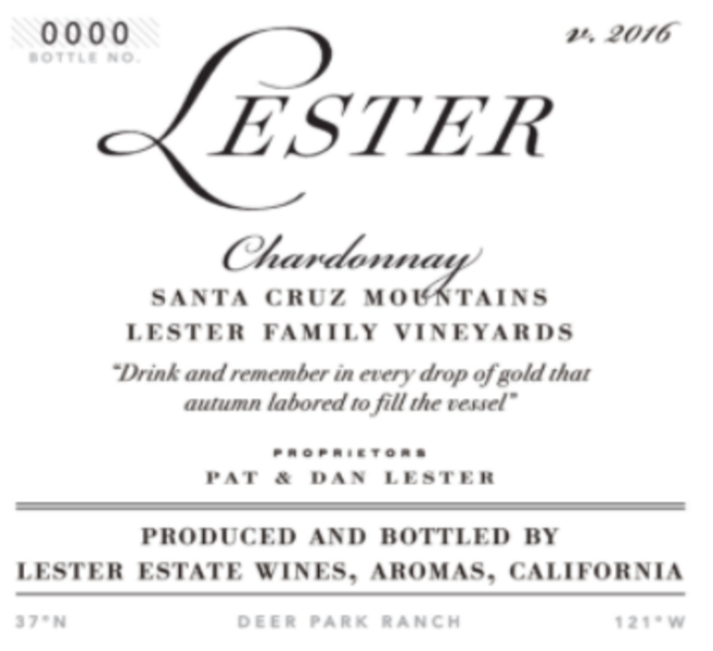 Lester Estate Wines 2019 Chardonnay