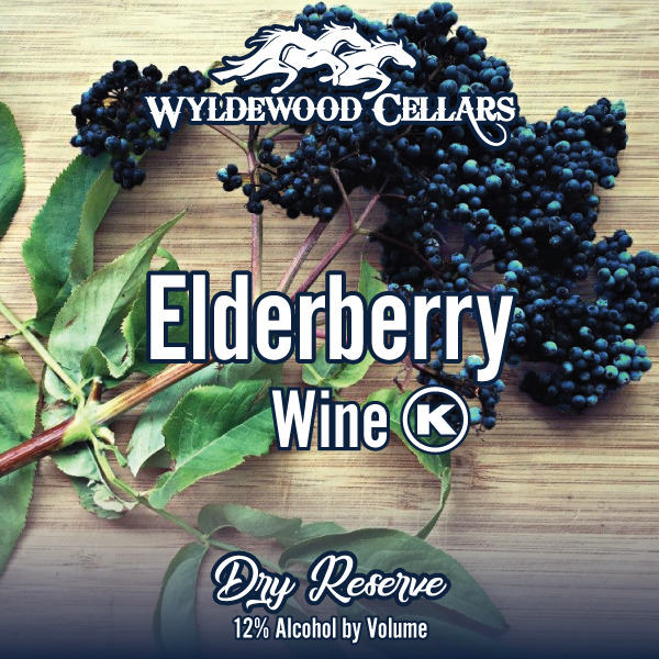 Elderberry Dry Reserve bottle