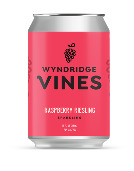 Vines Raspberry Riesling Sparkling 12oz can 4pk