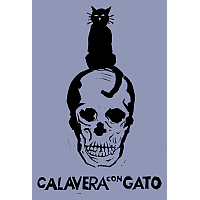 2021 Calavera con Gato (skull with cat)