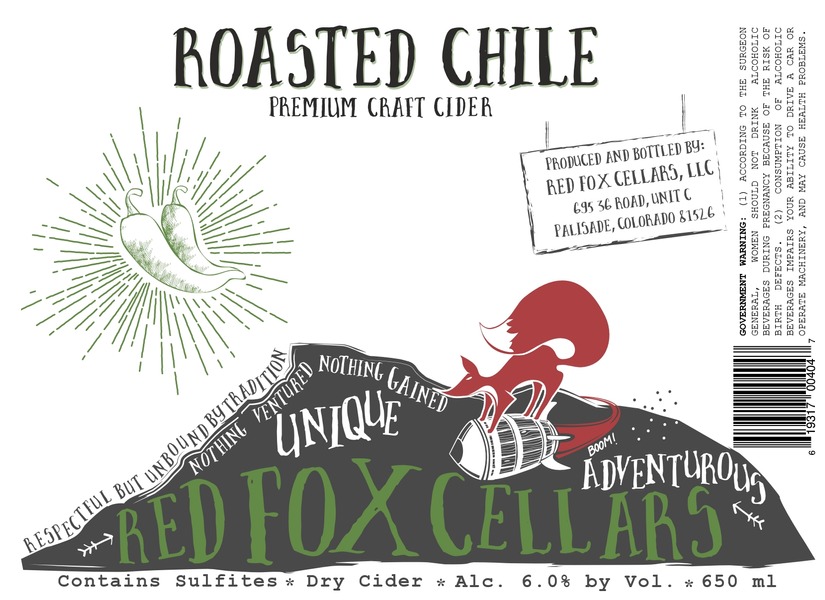 Roasted Chile Dry Cider