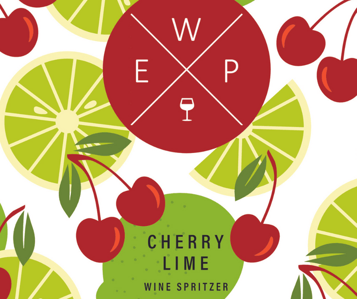 Cherry Lime Wine Spritzer